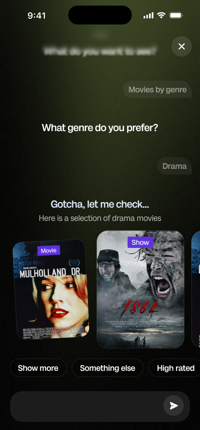 Chat content recommendations