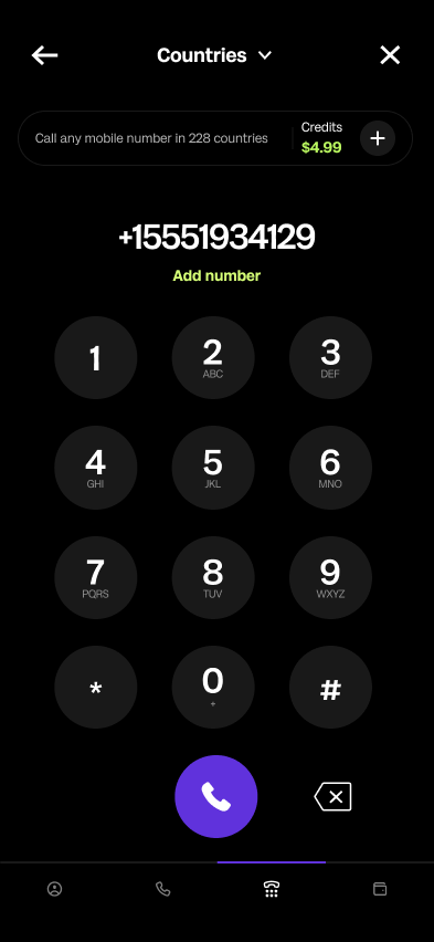 Dial pad